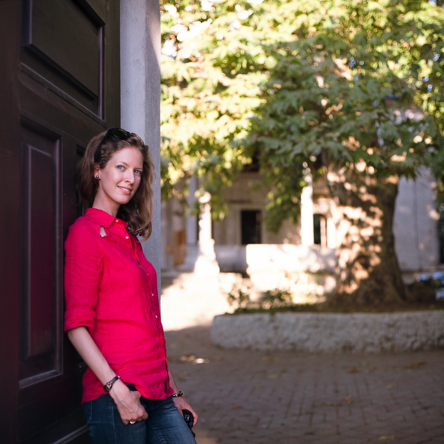 Eszter ( Büyük Selimiye Cami, Istanbul, Turkey) Pentacon Six TL, Carl Zeiss Jena Biometar 80mm f/2.8, Fujicolor Pro 160NC, Canoscan 9900F